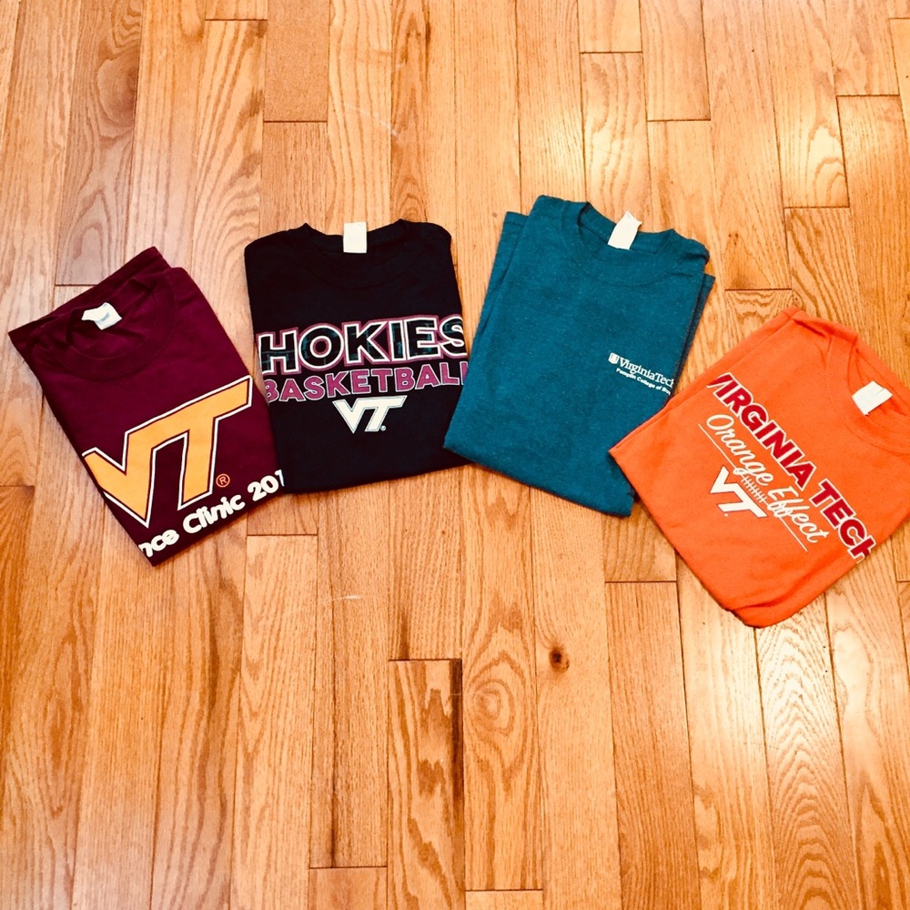 🏈 Bundle of 4 Hokie Spirit Tees
